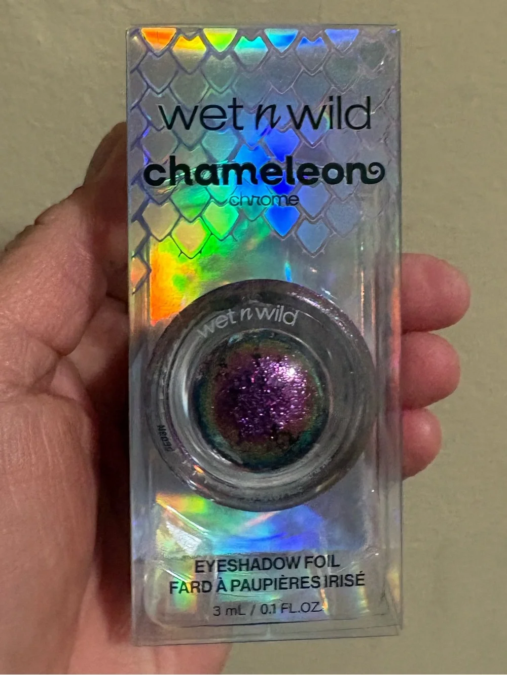 wet n wild Chameleon Chrome Eyeshadow Foil Multichrome Purple New Factory Sealed